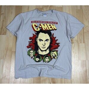 Vintage Y2K 2010 Big Bang Theory Graphic T-Shirt / Size Medium